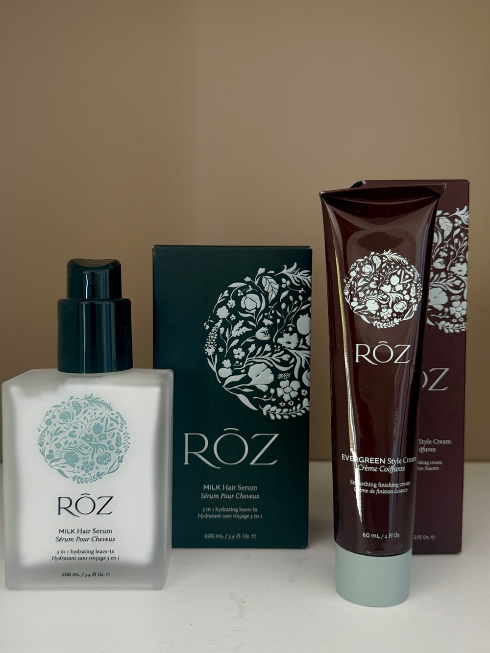 RŌZ Haircare Milk Serum + Evergreen Style Cream Bundle